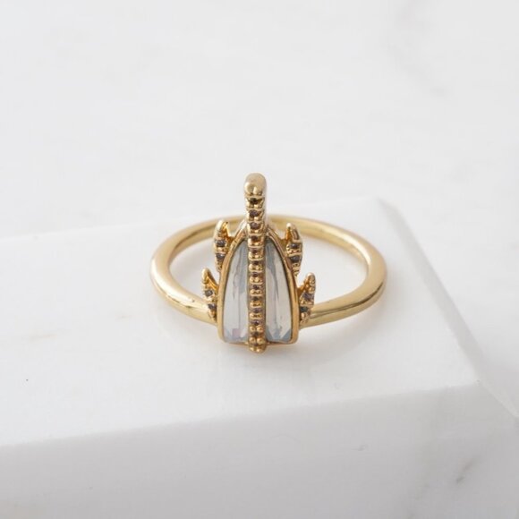 Anthropologie Melanie Auld Gemstone Ring 6 - Picture 2 of 2